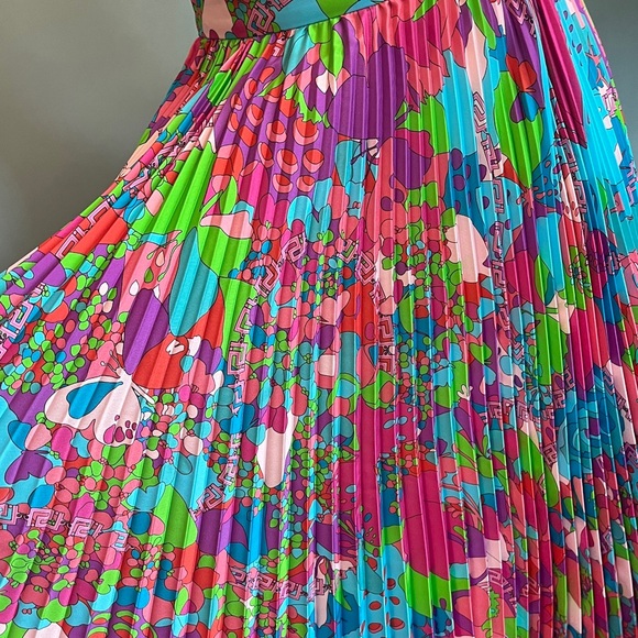 Versace Pleated Skirt Dua Lipa - Picture 4 of 10